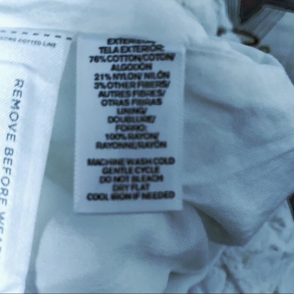 EUC Loft White Embroidered SkirtEUC - Picture 4 of 5